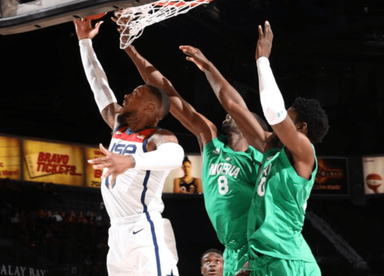 开云体育在线-美国男篮碾压热火，克莱送出助攻的简单介绍