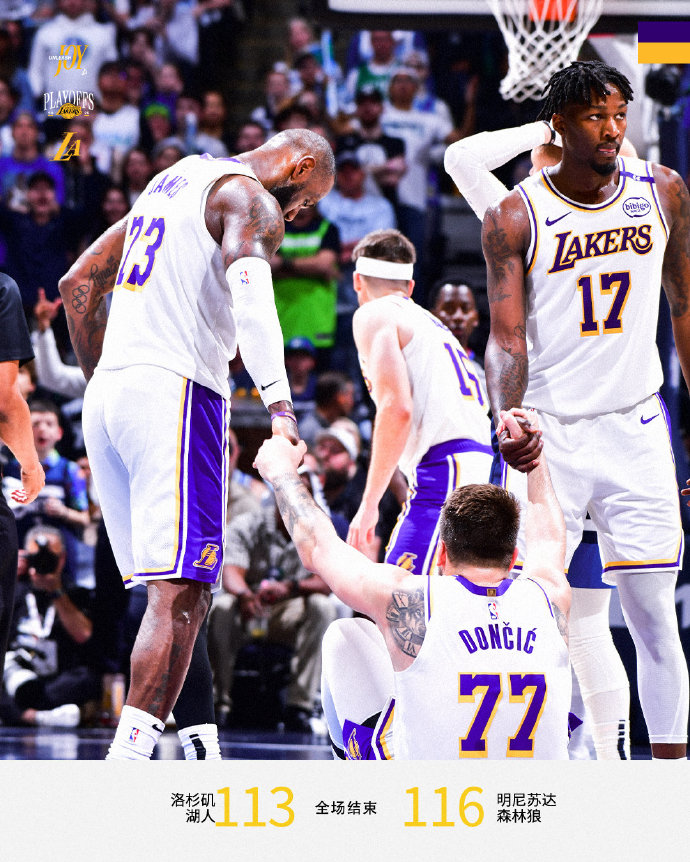 湖人鏖战青岛队，詹姆斯带队取胜